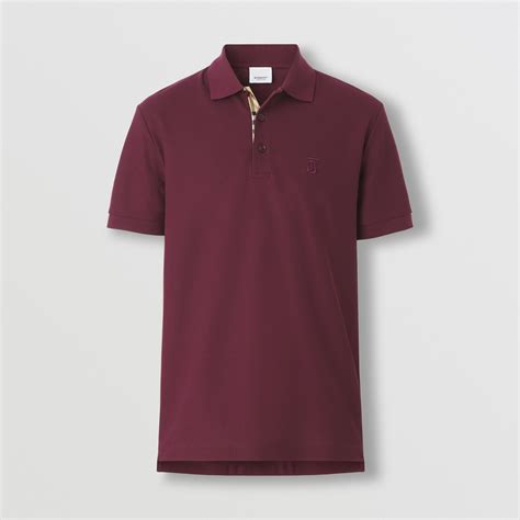 burberry maroon shirt|thomas Burberry shirts.